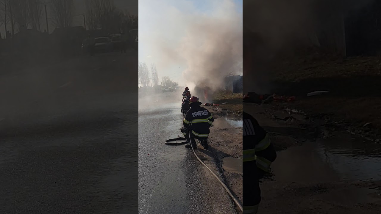 Scurcircuit si incendiu masina alimentata cu GPL