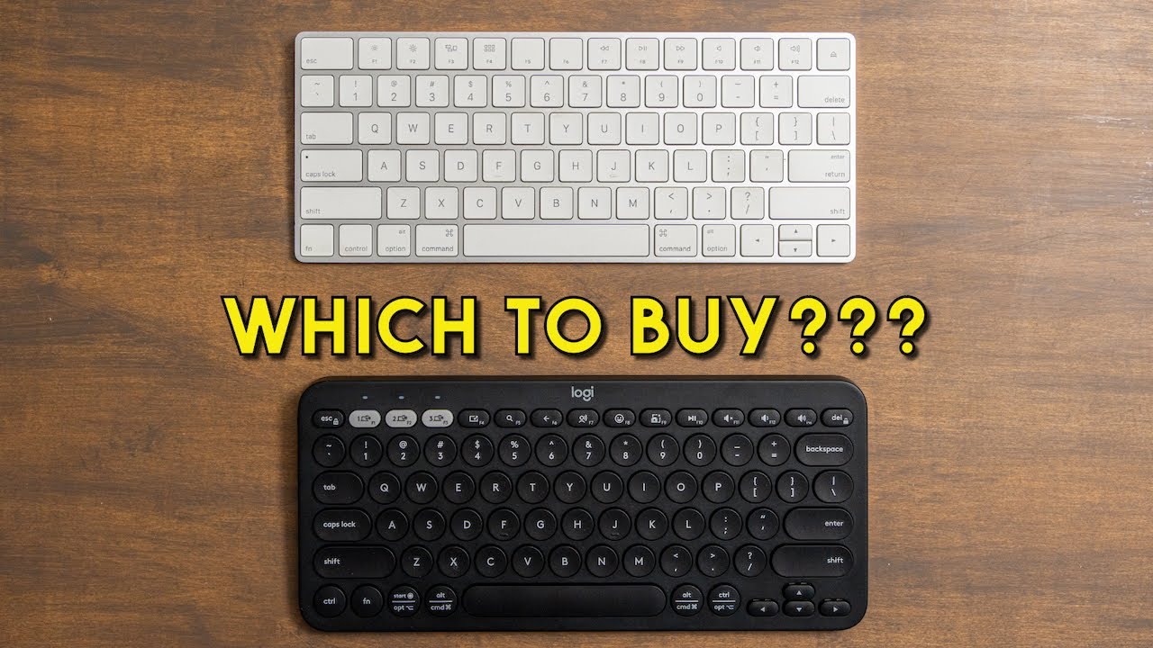 Apple Magic Keyboard vs Logitech Pebble Keys 2 K380S