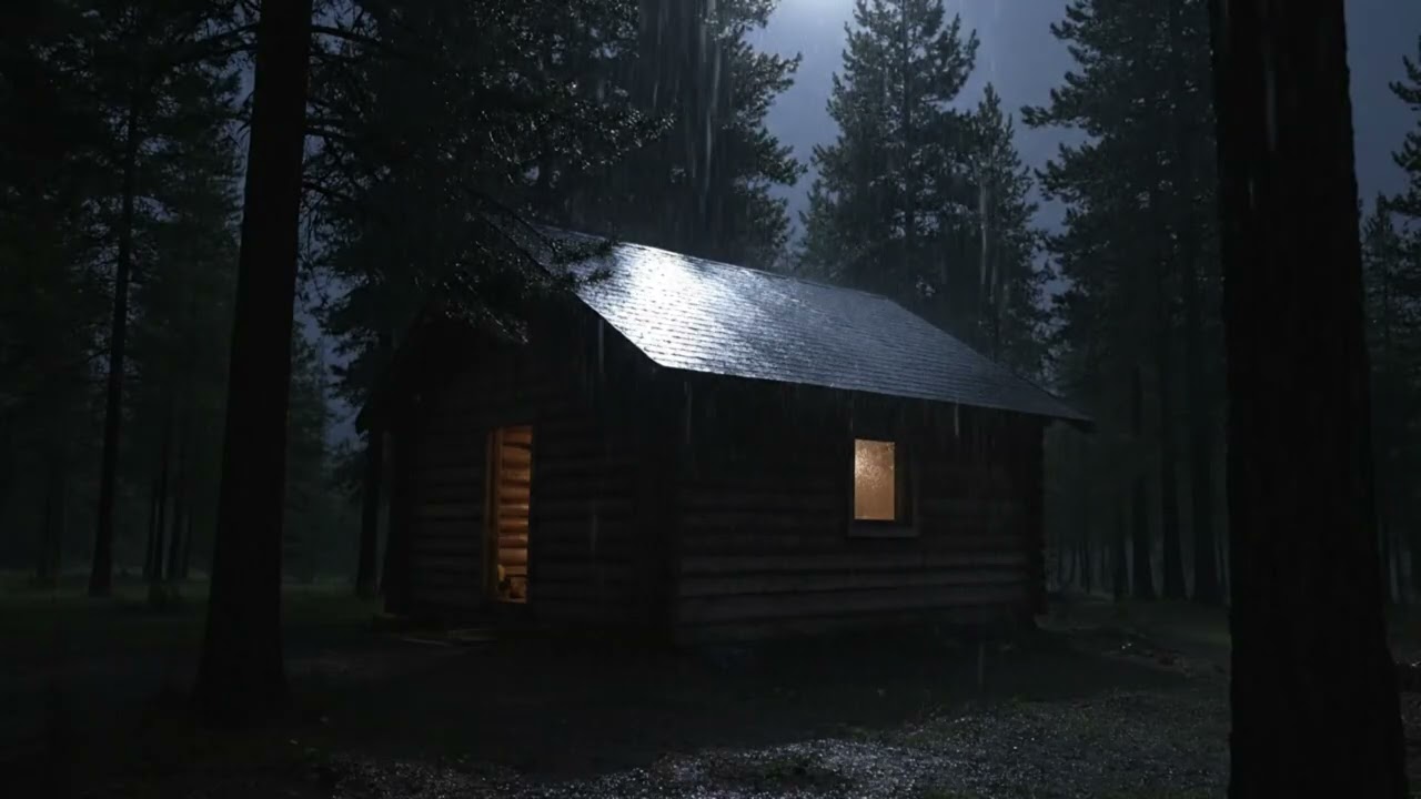 Calm Night Rain Sounds for Sleeping  Gentle ASMR Rain Ambience for Deep Sleep