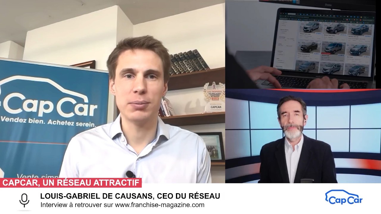 Louis-Gabriel de Causans, CEO du réseau CapCar, nous présente l'enseigne