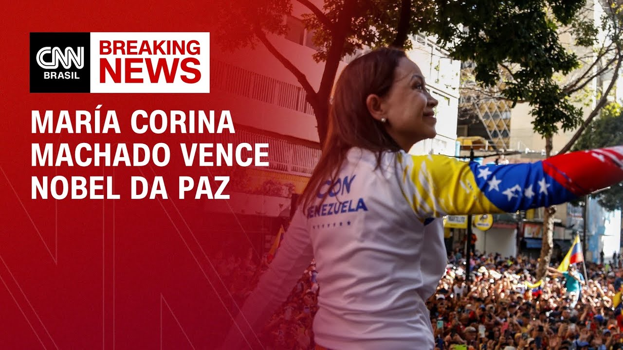 Maria Corina Machado, opositora de Maduro, vence Prêmio Nobel da Paz | CNN NOVO DIA