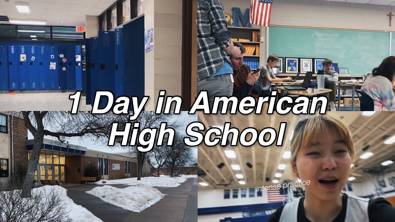 School Vlog 02 | Exchange student, Day in School 🇺🇸