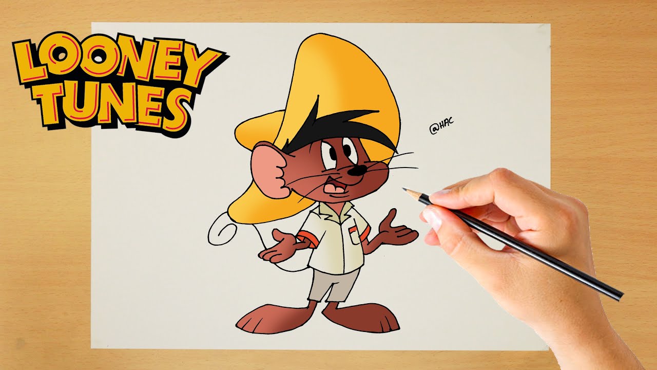 How to Speedy Gonzales | Looney tunes| Step by step (Easy Drawing)