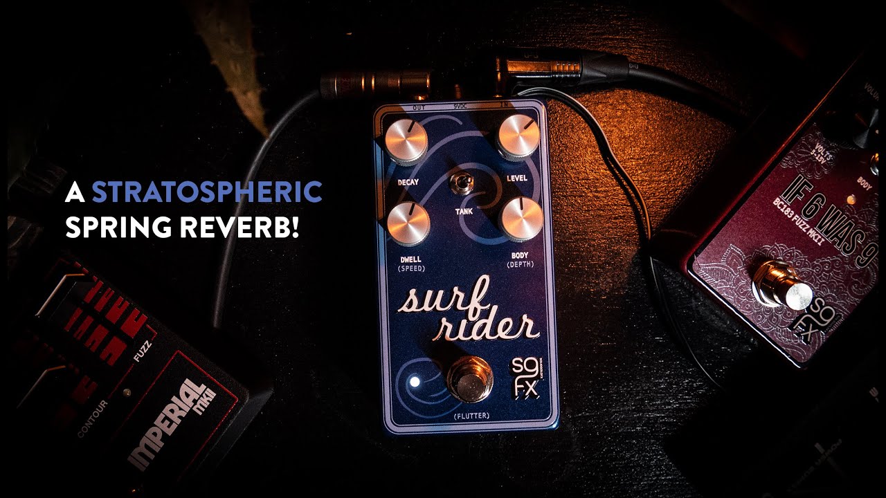 A Dream-Pop/Post-Rock Spring Reverb? Yup! - SolidGoldFX Surf Rider IV Demo