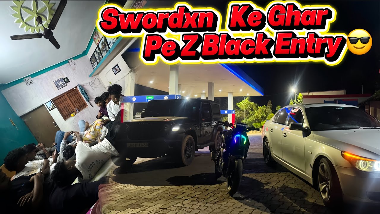 Thar Z Black Karke Nikla 😈 | SwordXN Ke Ghar Pe Full Entry 🔥 / Ranchi to Chaibasa