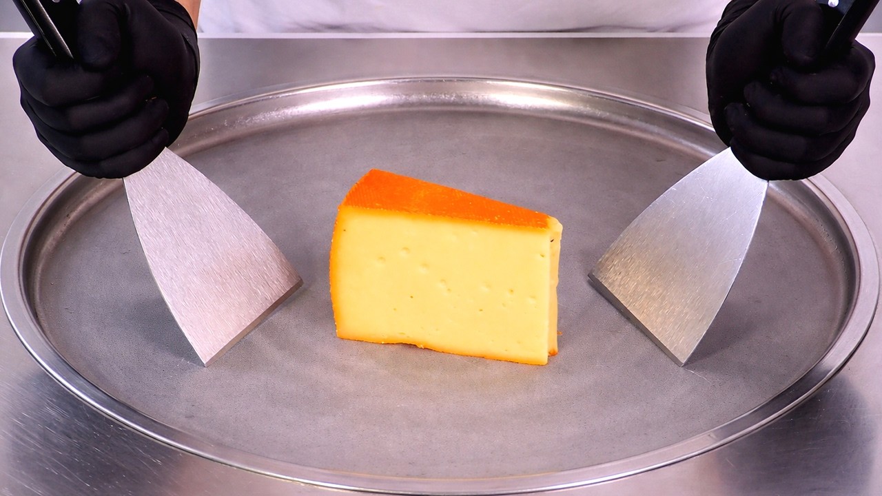 Cheese - Ice Cream Rolls | Satisfying Visual ASMR