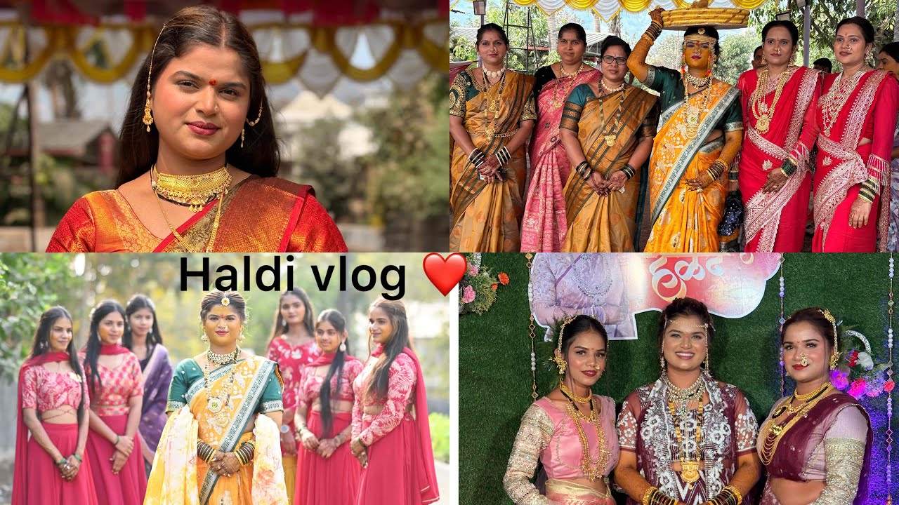Vaishu chi Halad ❤️🫶🏻 khup dhamal 😍 