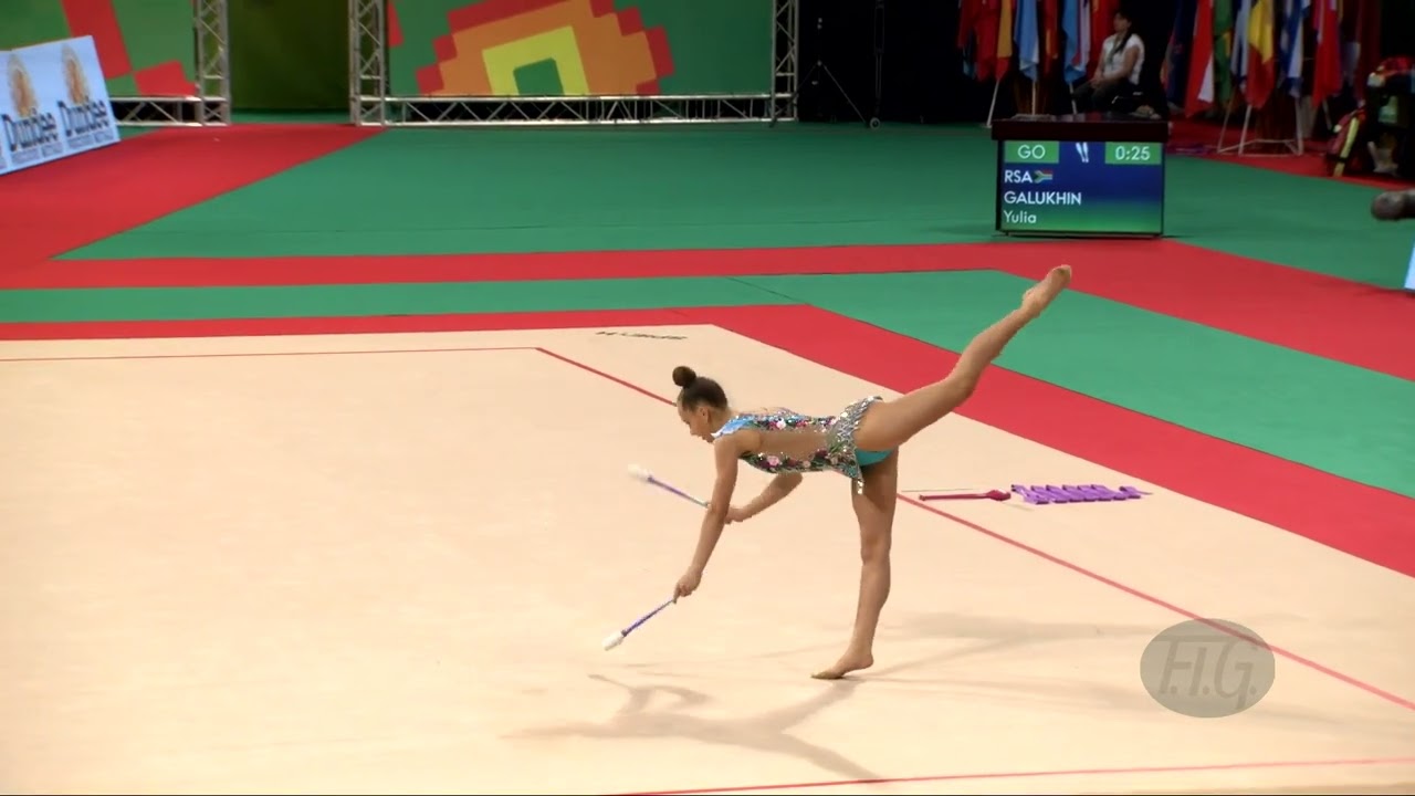 GALUKHIN Yulia (RSA) - 2022 Rhythmic Worlds, Sofia (BUL) - Qualifications Clubs