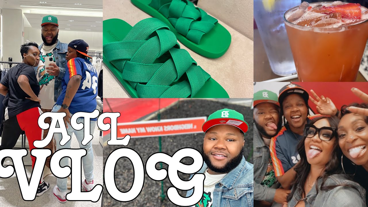 ATLANTA TRAVEL VLOG • PARTYING WITH FRIENDS IN ATL • SHOPPING | Lifewithdamedash