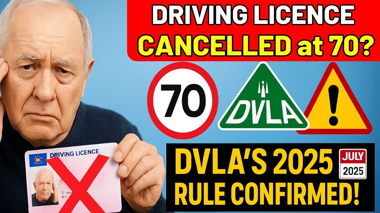 Driving Licence to Be CANCELLED After 70? Here&rsquo;s What the DVLA Just Confirmed! #dvla