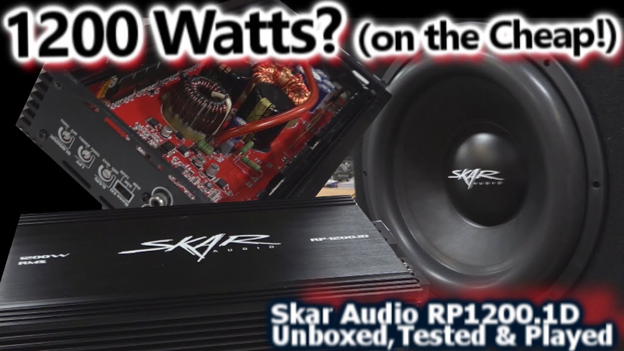 1200 Вт? По дешевке! Skar Audio RP1200.1D протестирован - успешно или неудачно?