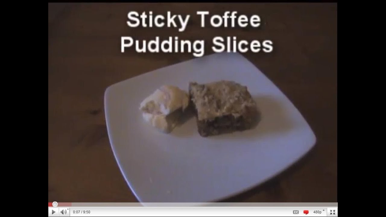 Sticky Toffee Pudding Slices - MYVIRGINKITCHEN