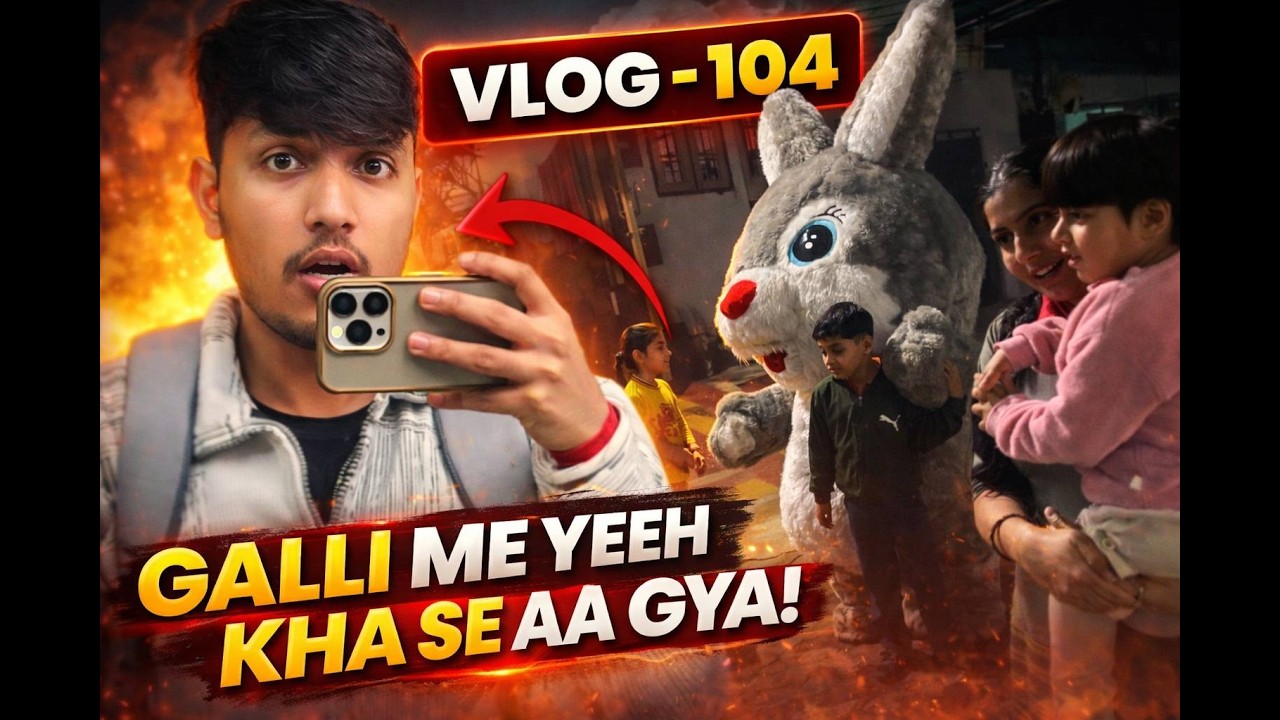 Galli Me Yeh Kha Se Aa Gya? 😱 | Vlog 104 | Raat Ko Bada Shock!