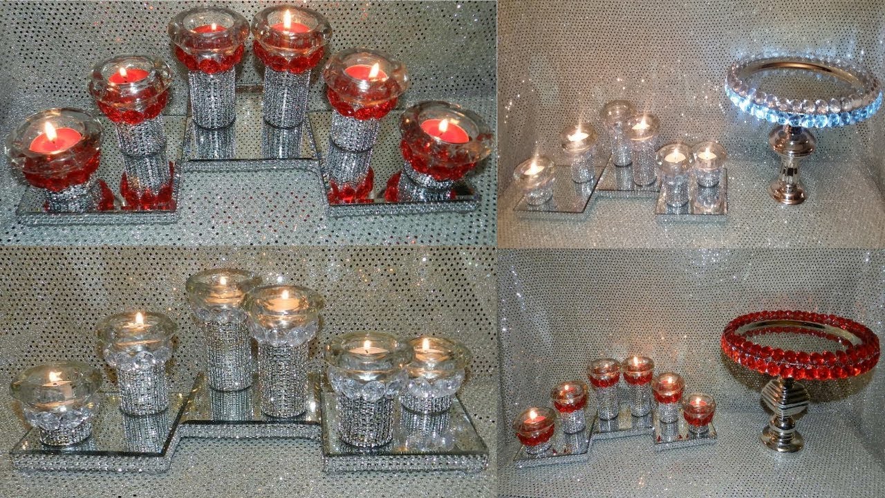 Dollar Tree DIY Candle Holders Centerpieces| DIY Elegant Handmade Gift Set Ideas