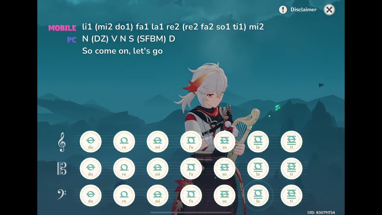 Snowman - SIA | Windsong Lyre [Mobile and PC Notes]