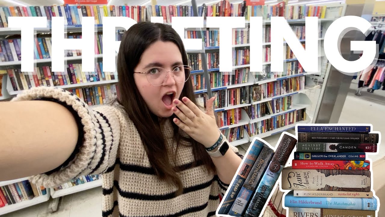 come book thrifting with me || bria isabel