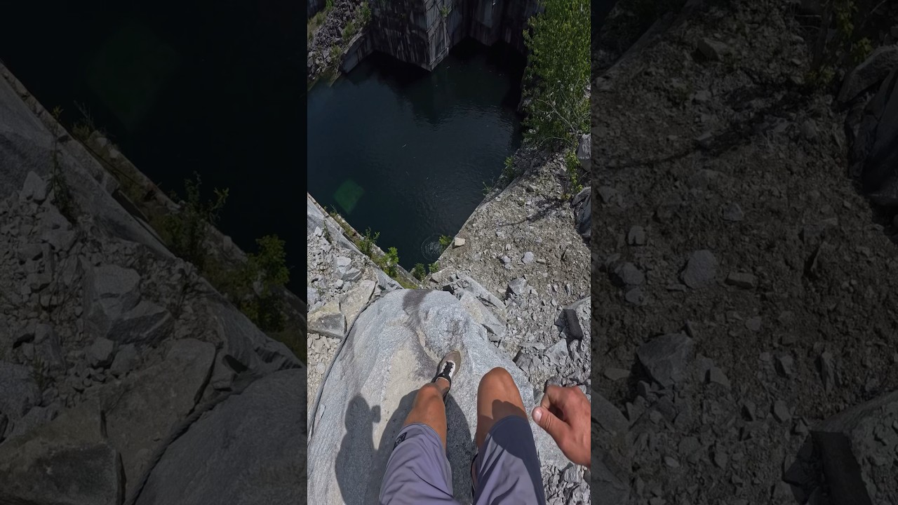 40M CLIFF JUMP RAW SHOT