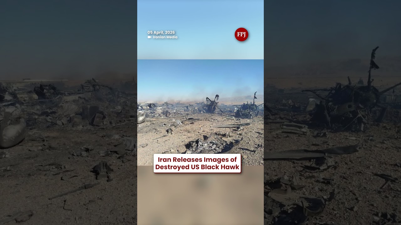 Iran Releases Images of Destroyed US Black Hawk Helicopters in Isfahan