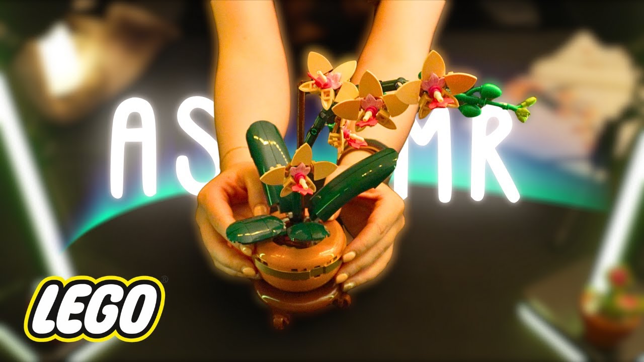 ASMR Lego Mini Orchid Full Build (no talking) | Lego Botanical Collection
