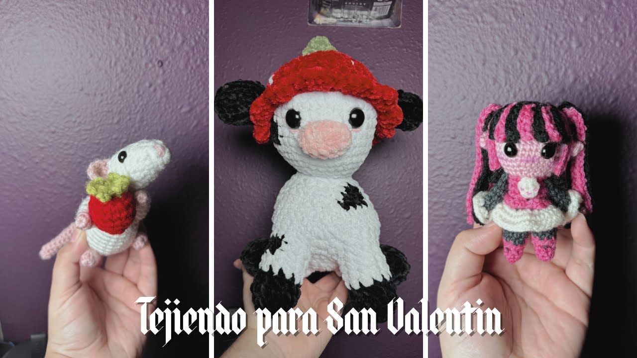 Tejiendo para el día de San Valentín💝 | crochet vlog