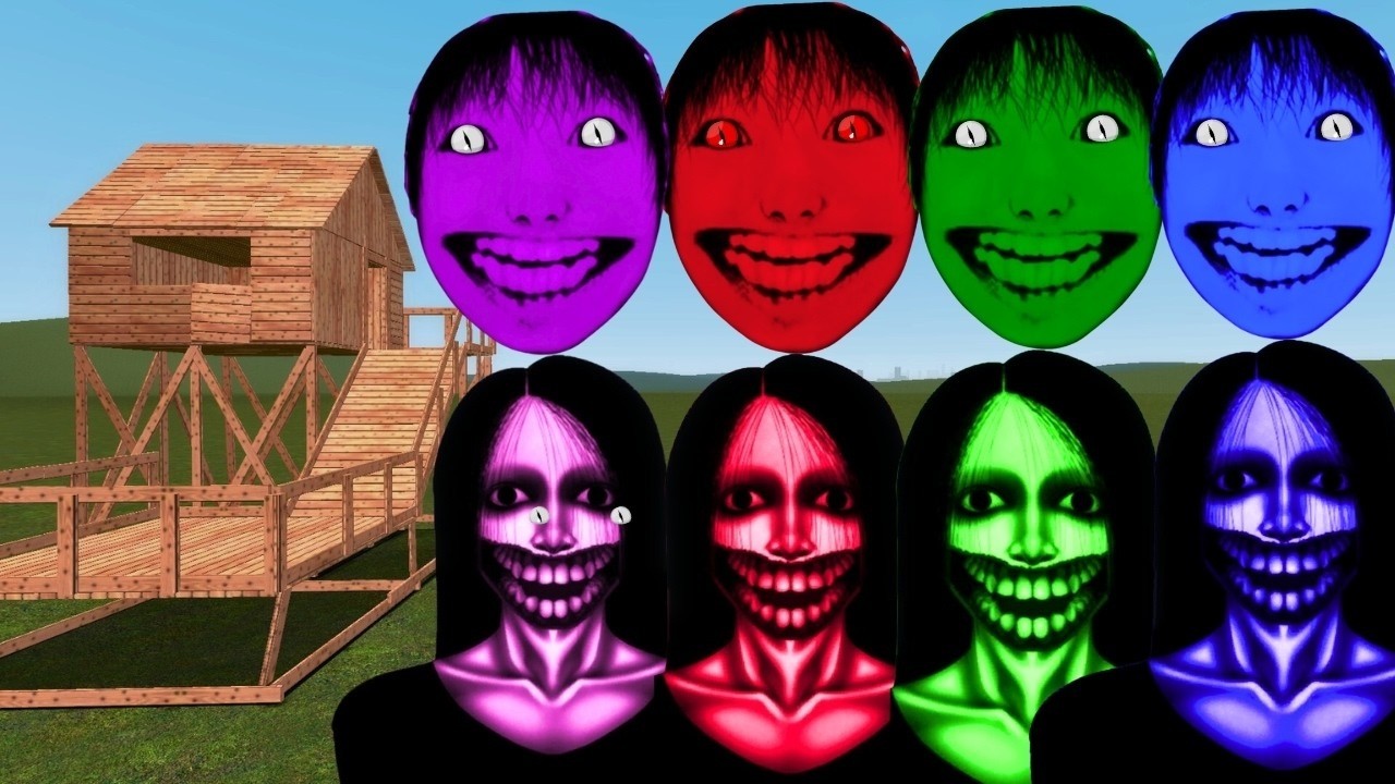 Kuchisake Onna, Yoshie Kimura Vs Towers In Garry's Mod