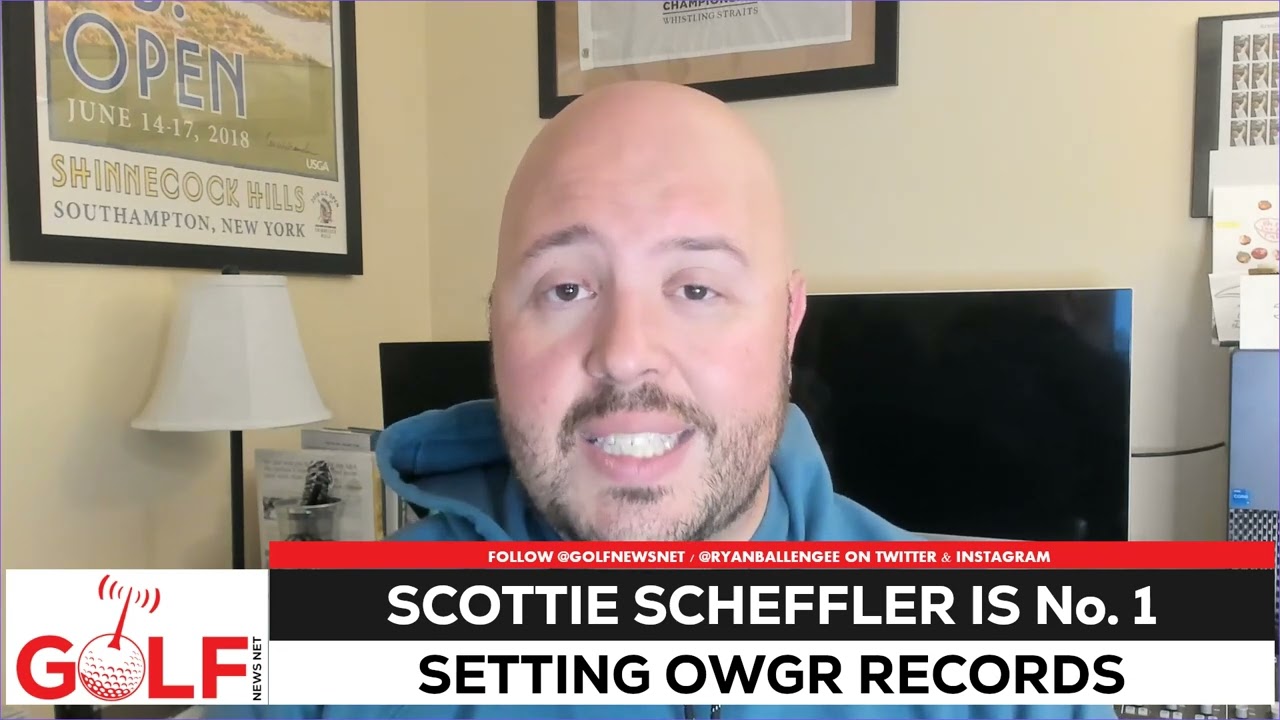 Scottie Scheffler setting OWGR records: Greg Norman, Tiger Woods next