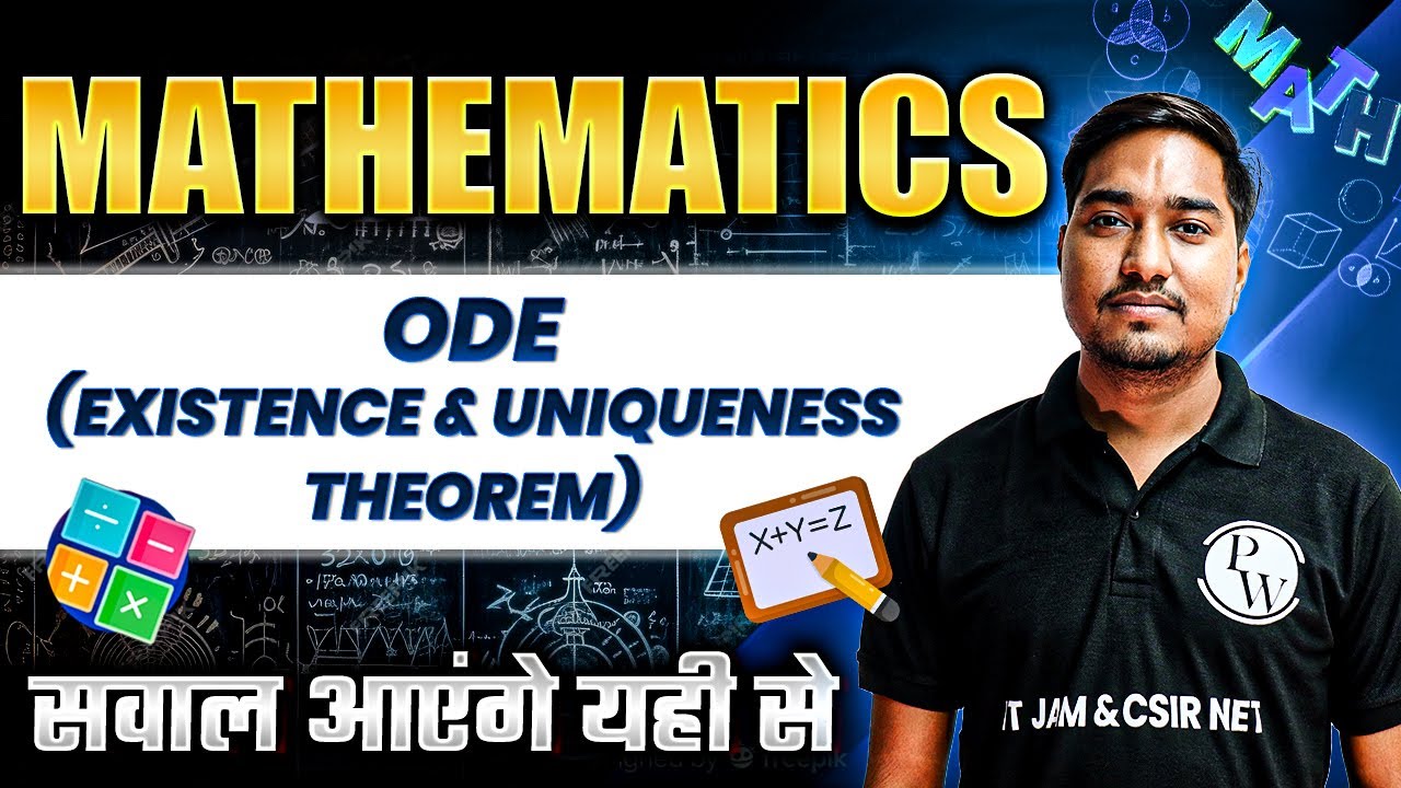 CSIR NET June 2024 : Mathematical Sciences - CSIR NET ODE ( Existence and Uniqueness Theorem)