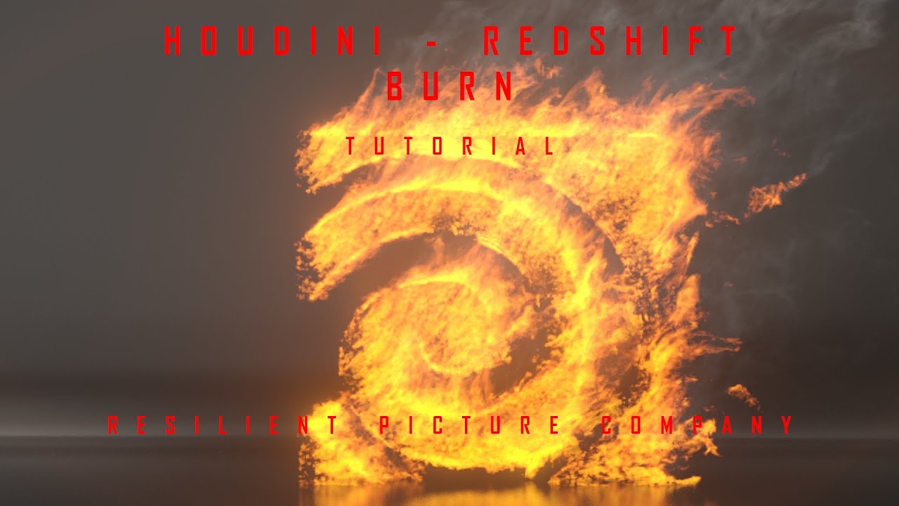 HOUDINI - REALISTIC FIRE II - REDSHIFT ¦¦ BURN - TUTORIAL