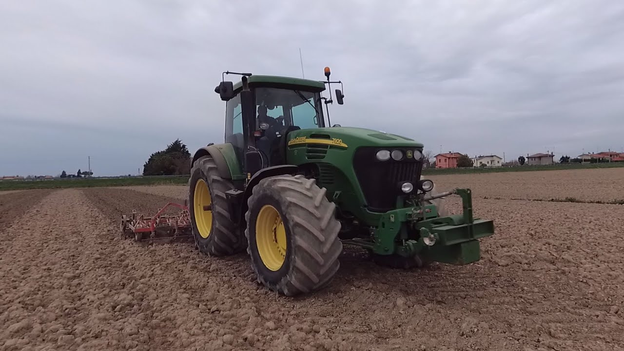 John Deere 7920 & Vibro-coltivatore Dante | Preparazione terreno 2018