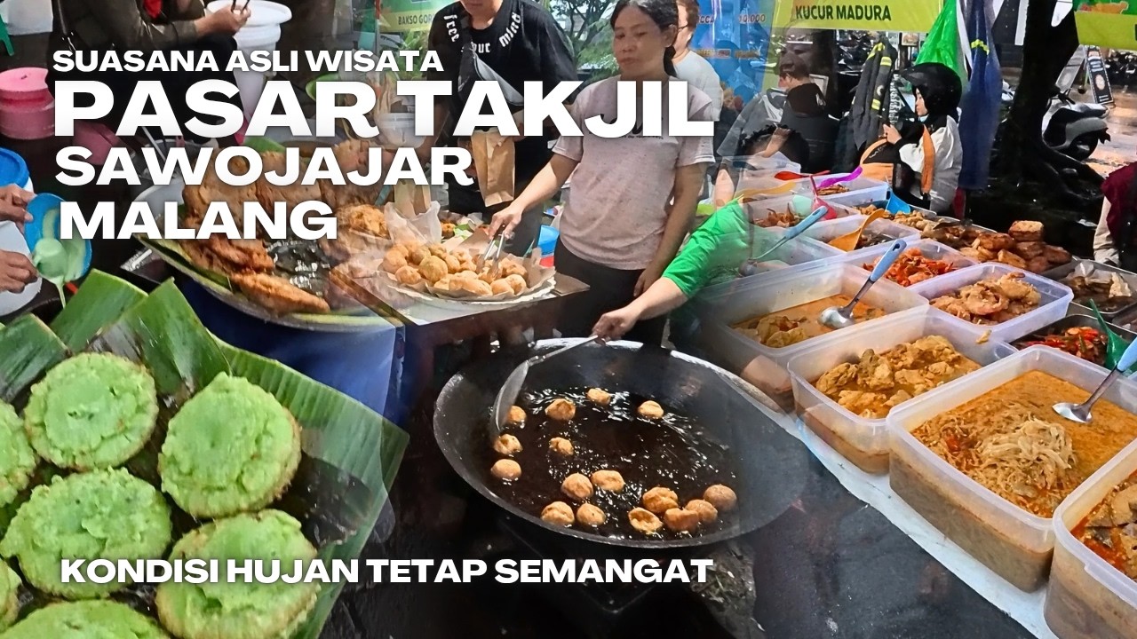 Pasar Wisata Takjil Ramadhan Sawojajar Kota Malang