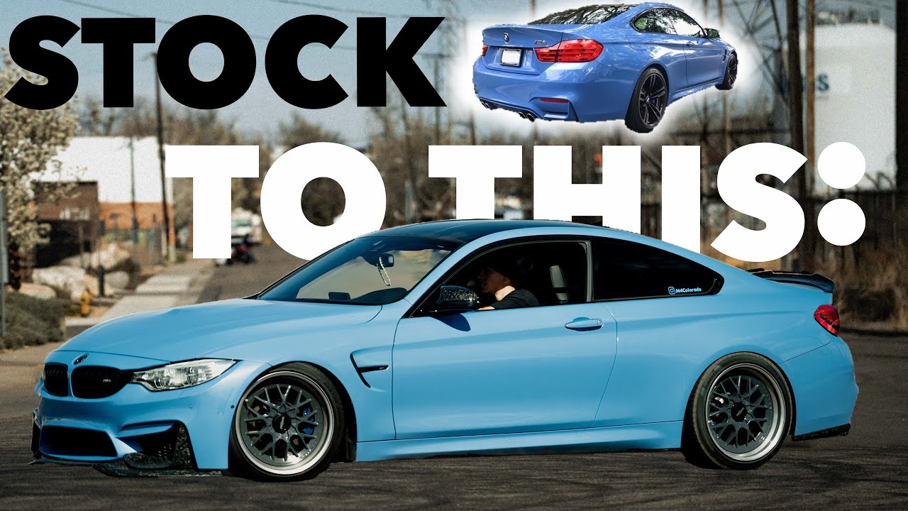 BUILDING A BMW M4 IN 10 MINUTES I F82
