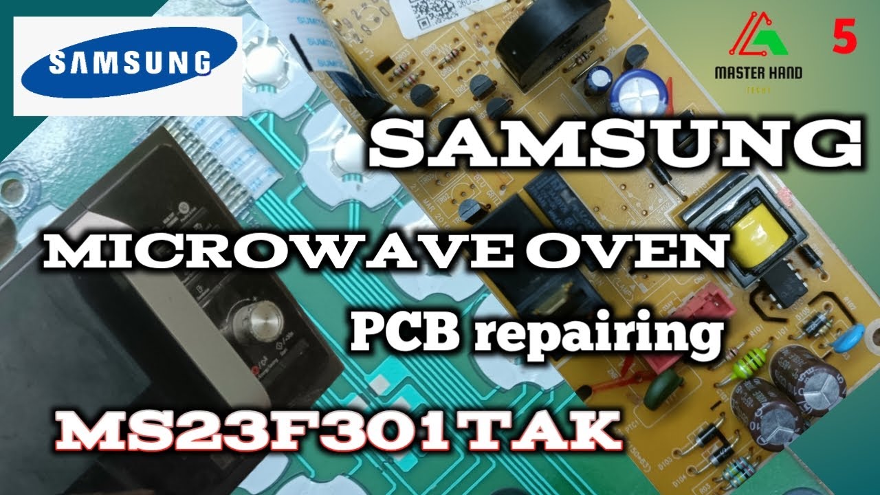 Microwave PCB Repair | AC power ok but dead |