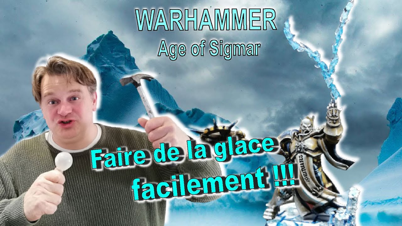 Comment peindre une figurine warhammer avec un éclaire de glace ?
