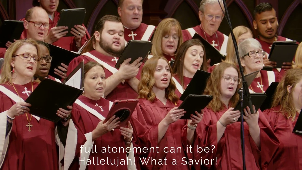 Hallelujah! What a Savior UMH 165; FUMC Houston, 3/16/2025