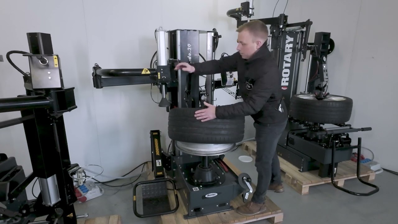 Rotary Kendo Light Premium - Dækjernsfri dækskifter med centeropspænd -