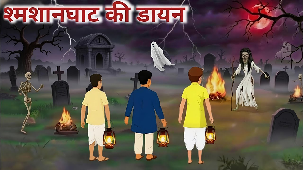  शमशान घाट की खोफनाक रात | Haunted village। Horror kahaniyan | scary kahani | Horror story 