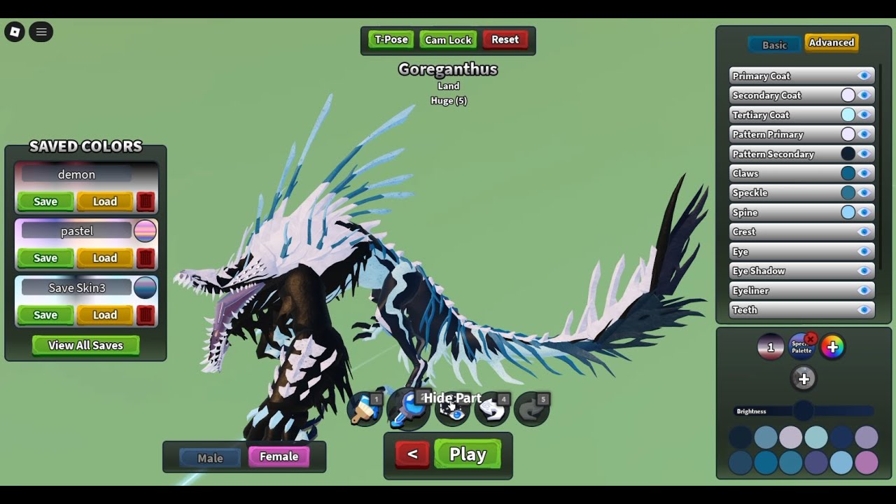 Snow wraith Gorganthus skin