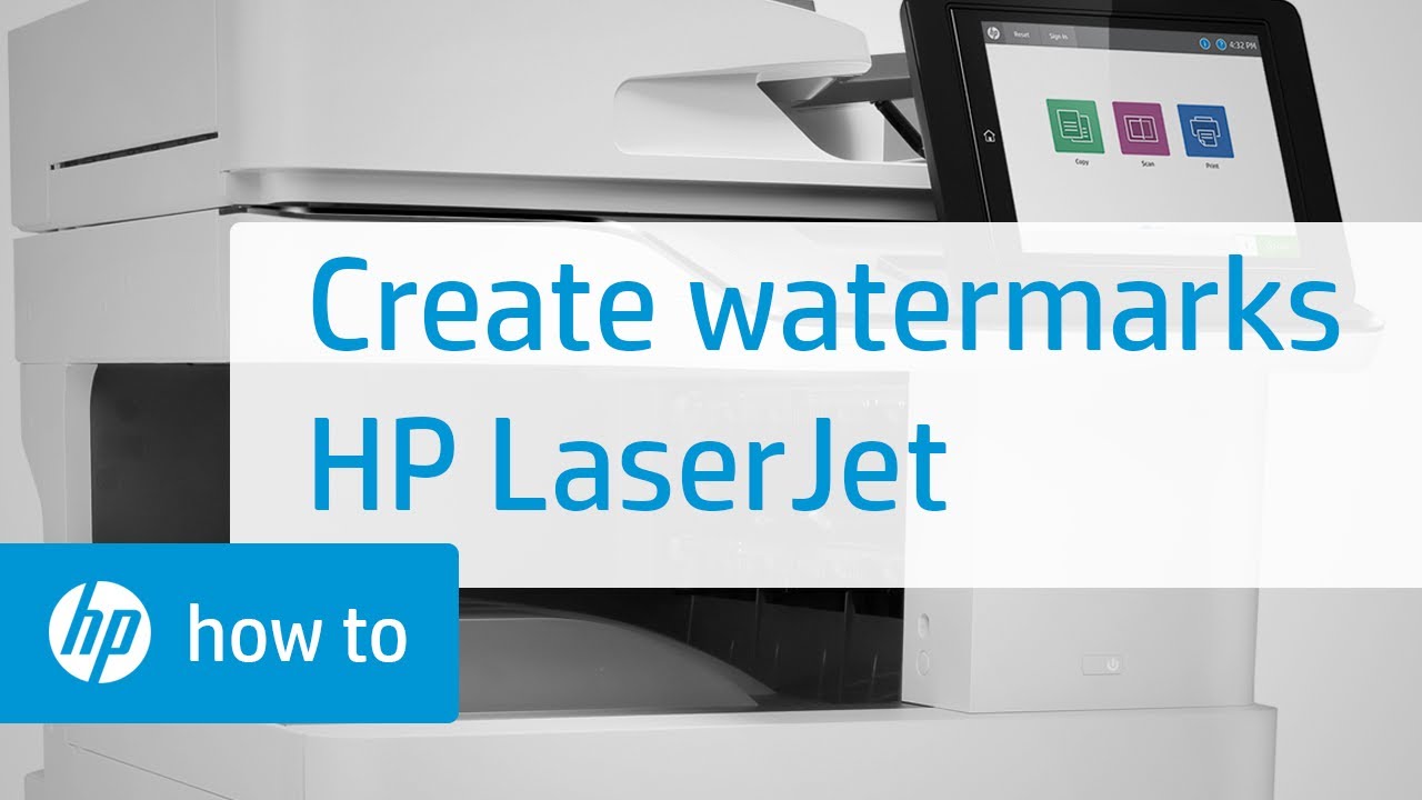 Creating Watermarks When Printing on HP LaserJet Printers | HP LaserJet | HP