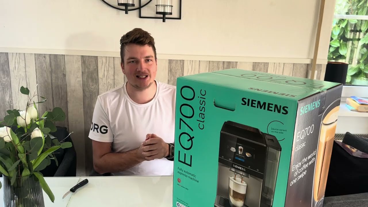 Unboxing Siemens EQ700 TP713D09☕High-End Kaffeevollautomat endlich da! Cold Brew, Slow Brew u. mehr