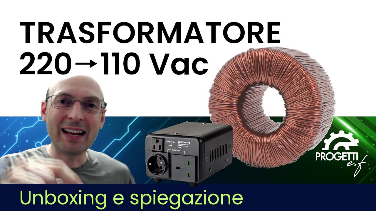Trasformatore 220 110 volts 500W