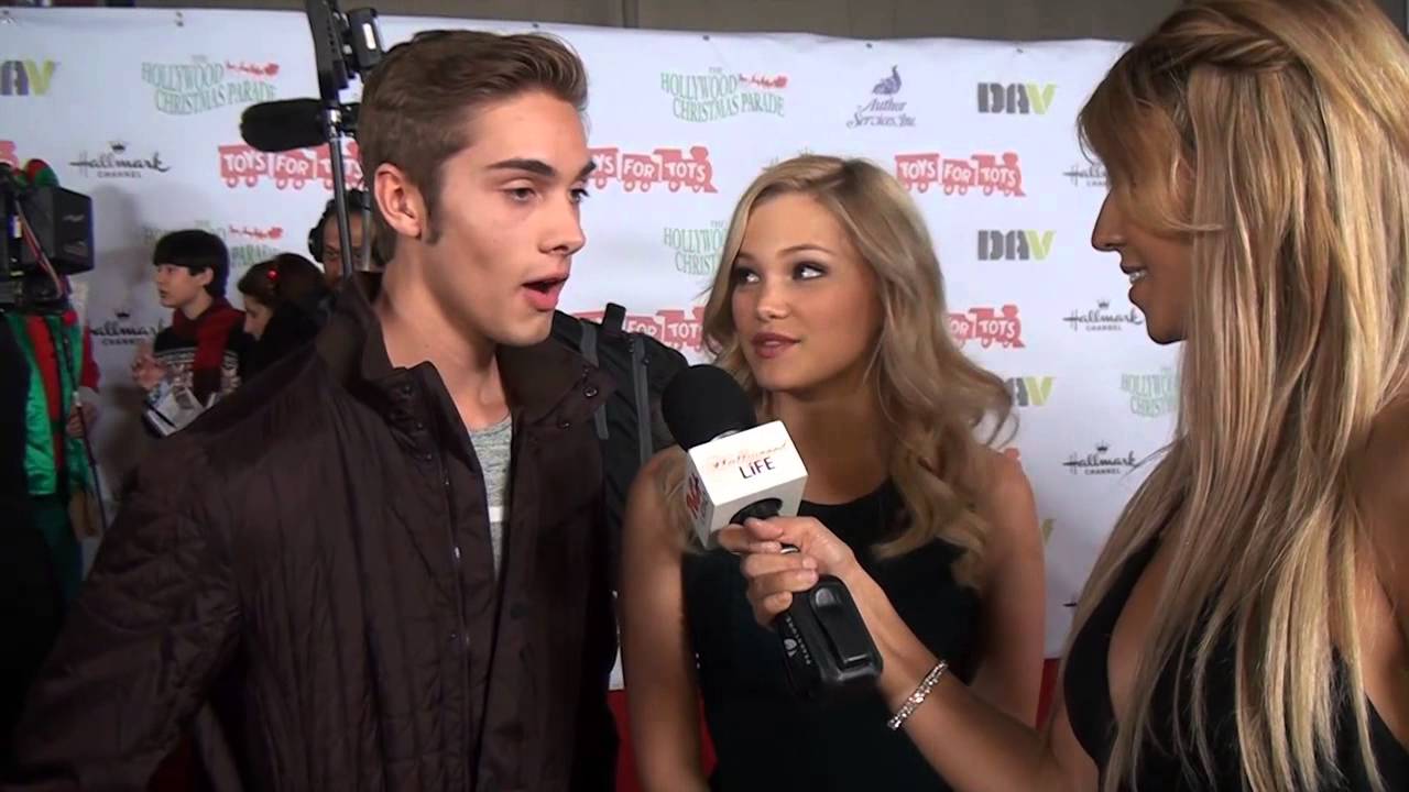 Austin North & Olivia Holt Interview by Leila Ciancaglini with her tv show Hollywood Life