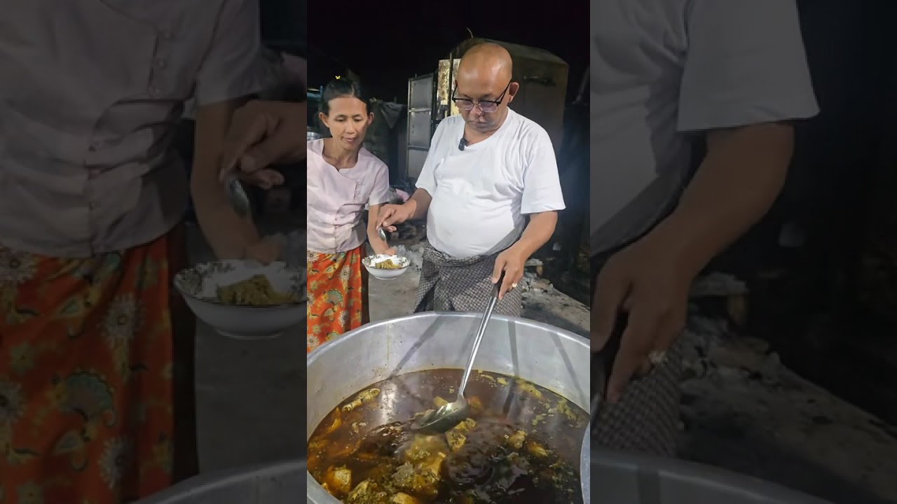 ကပ်ပိယမောင်မိုးရဲ့ ကြ က်လက်ဖက်နှပ်ချက်တာပါ ဘုန်းကြီးကျောင်းလှူတာပါ