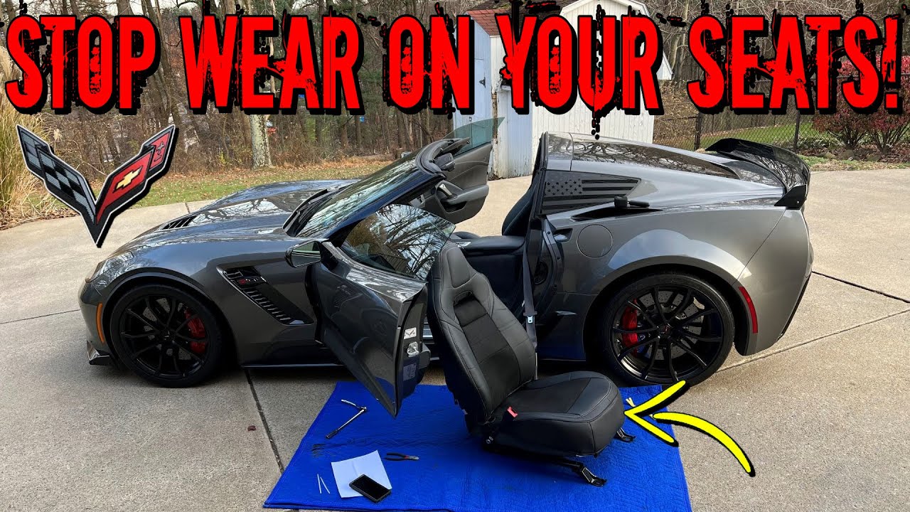 STOP the WEAR on your C7 Corvette seats! Seat Skins that look STOCK!