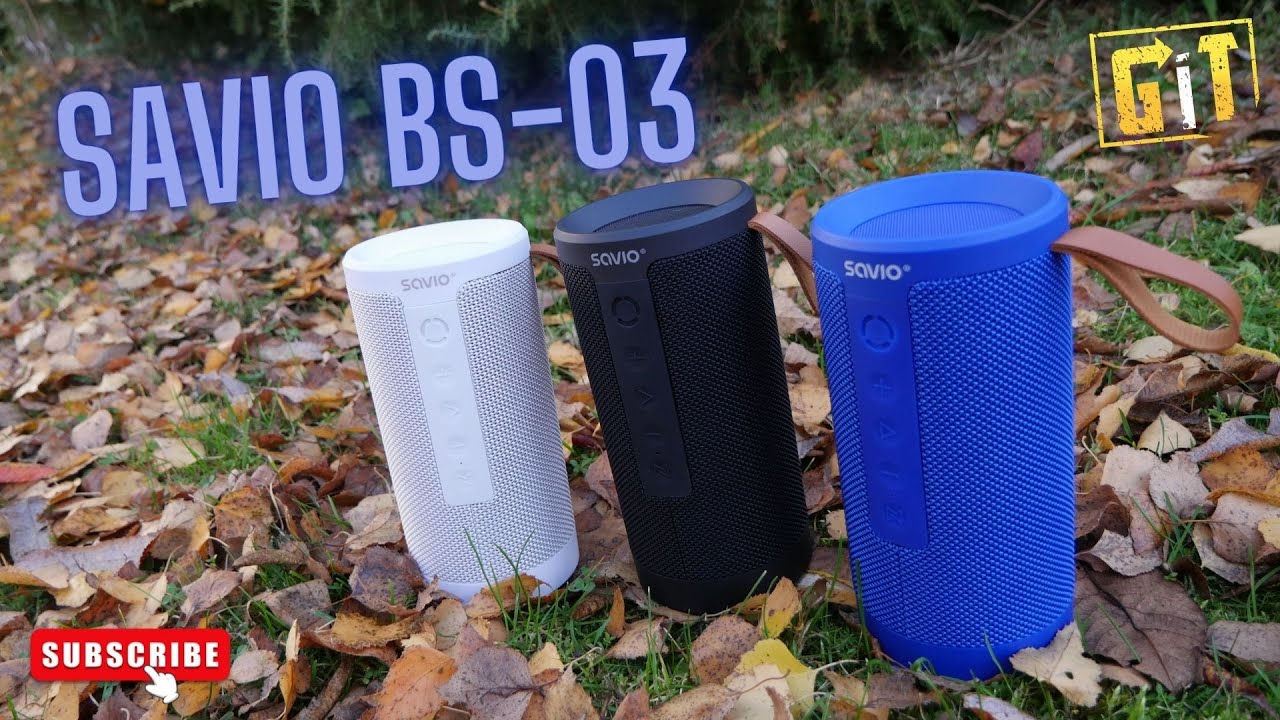 SAVIO BS-03 - ładnie wygląda, kosztuje niewiele i zagra w TWS | test, recenzja, review głośnika BT
