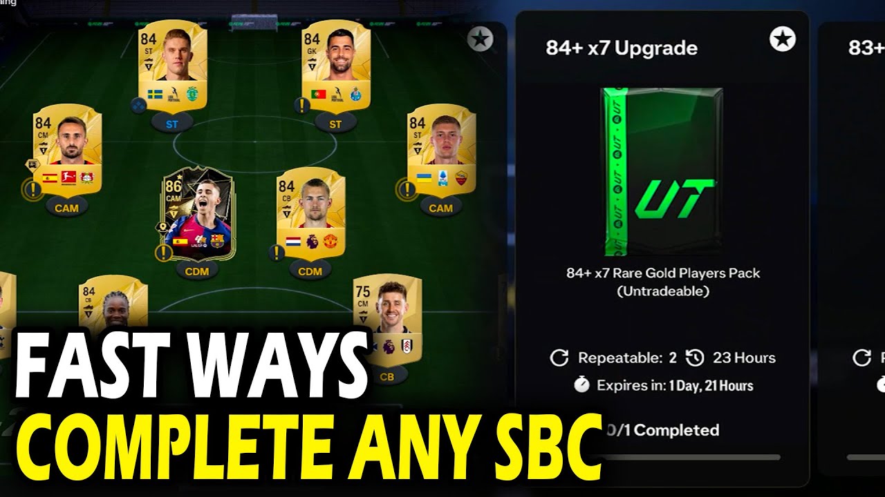 How to Complete Any SBC Quickly in FC 25 Ultimate Team