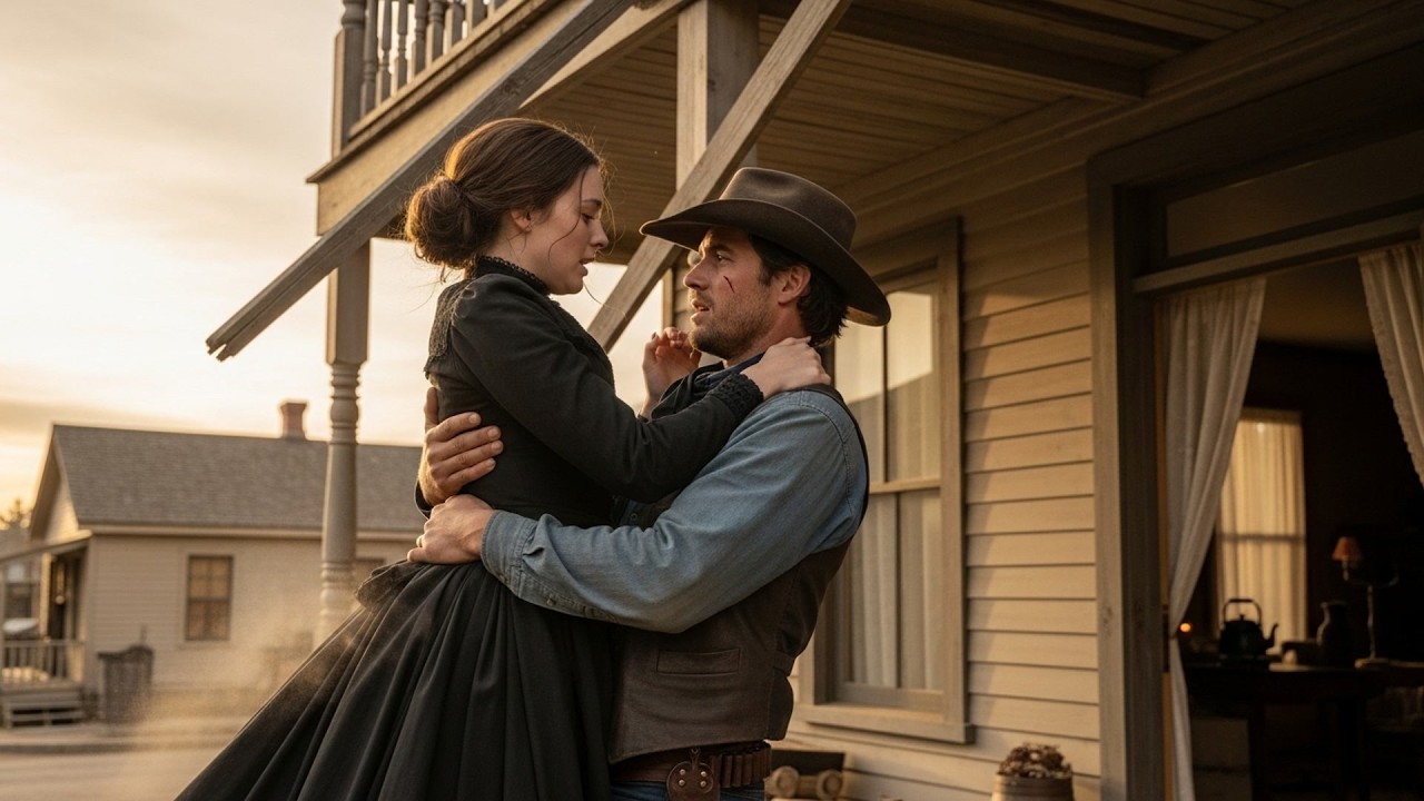 The Widow's Walk Had Broken Under Her Weight, A Cowboy Caught Her Before She Hit The Ground