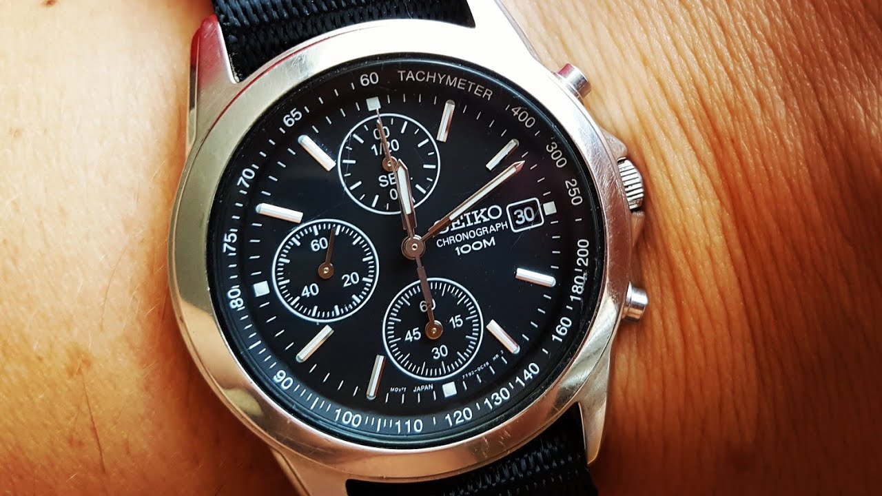 Как сбросить (перекалибровать) стрелки на часах-хронографе Seiko 7T92 cal