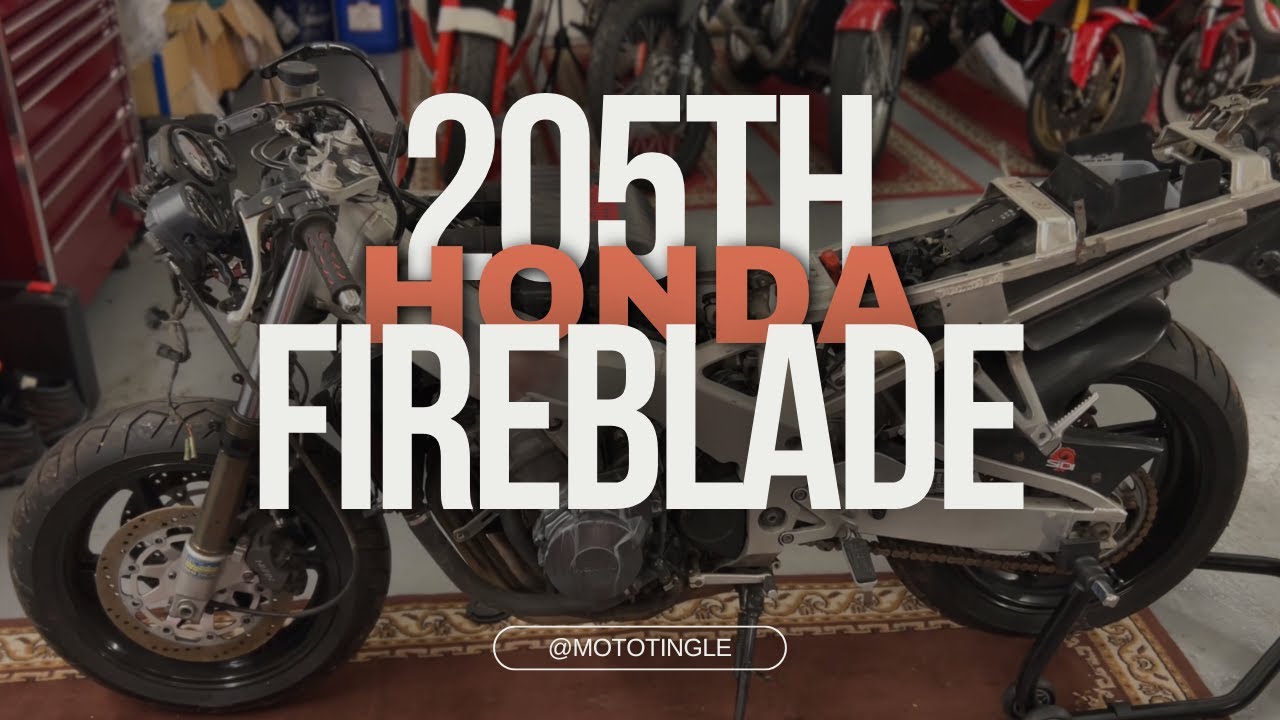 Restoring an Early Production Legend: 1993 Honda Fireblade #205