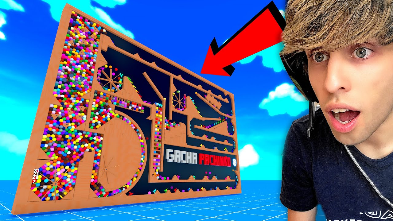 1000 Marbles In GIANT Pachinko Arcade Game | Marble World