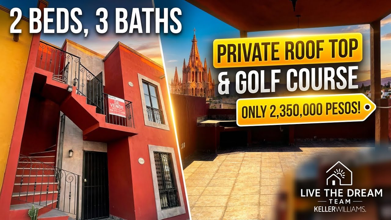 2 Bedroom Apartment with Private Rooftop in Zirándaro Golf Course, San Miguel de Allende Real Estate